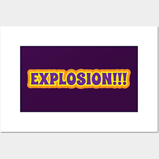 Explosion Posters and Art